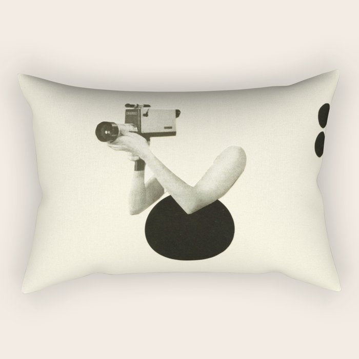 Film Noir Rectangular Pillow Gallery Image 2
