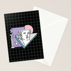 Apollo Vaporwave / greek god Stationery Card Gallery Image 2