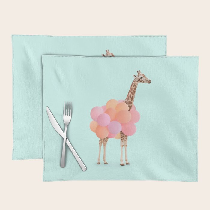 GIRAFFE PARTY Placemat Gallery Image 1