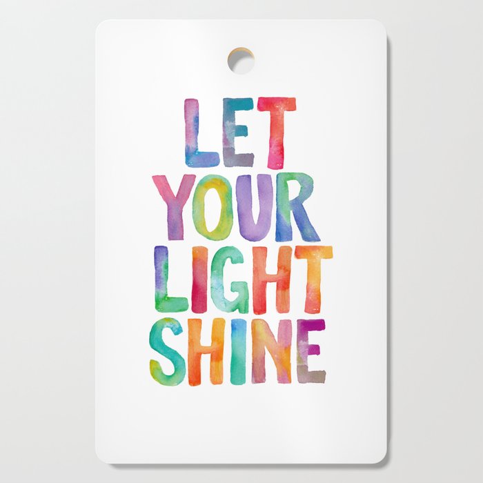 Let Your Light Shine Cutting Board Gallery Image 1