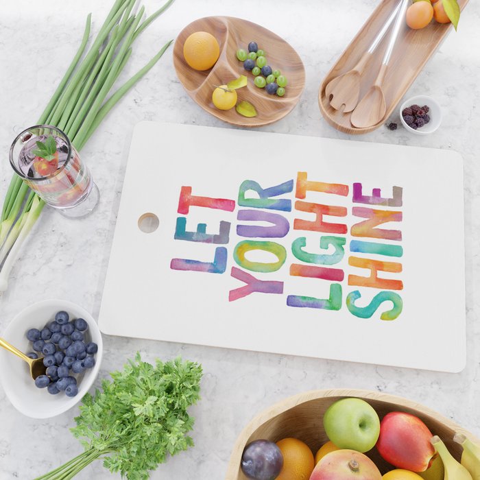 Let Your Light Shine Cutting Board Gallery Image 2