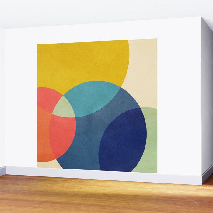 Flow of Geometry 2 Wall Mural Gallery Image 2