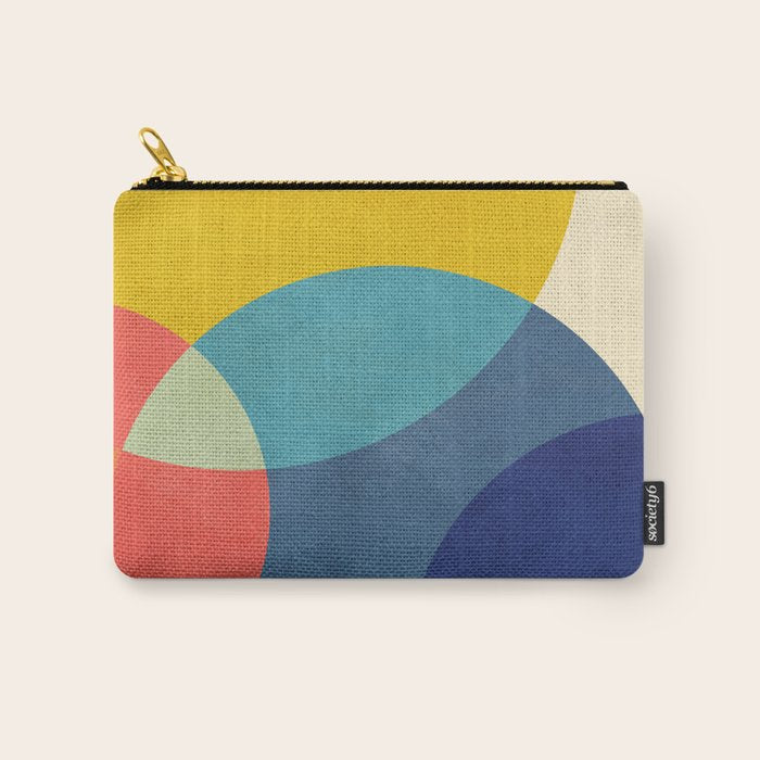 Flow of Geometry 2 Carry All Pouch Gallery Image 1