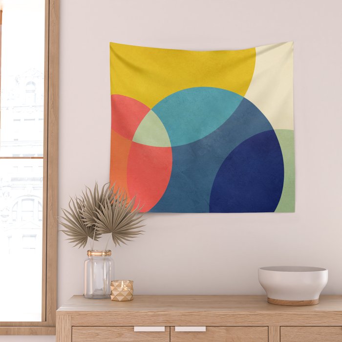 Flow of Geometry 2 Wall Tapestry Gallery Image 2