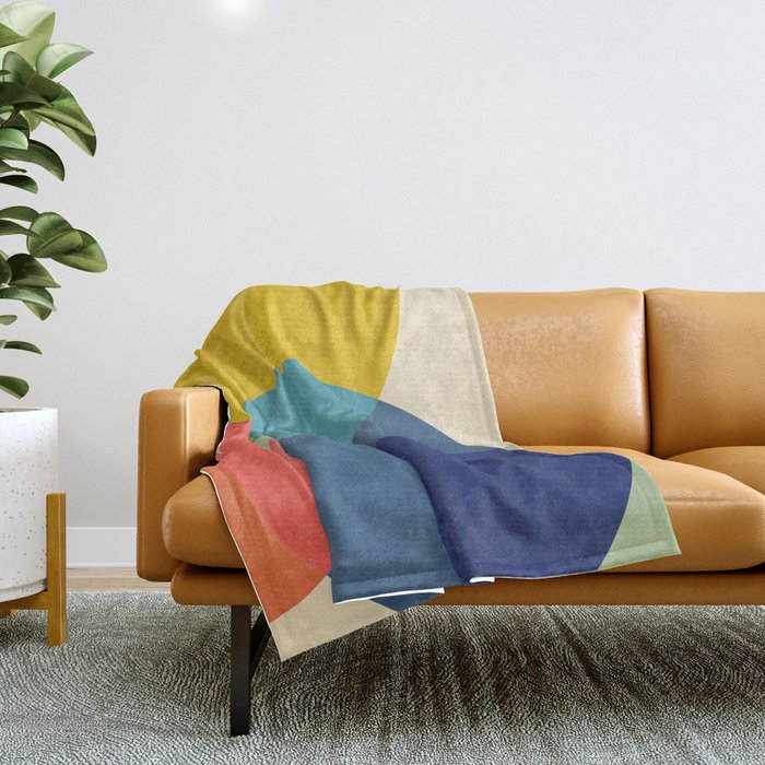 Flow of Geometry 2 Throw Blanket Gallery Image 1