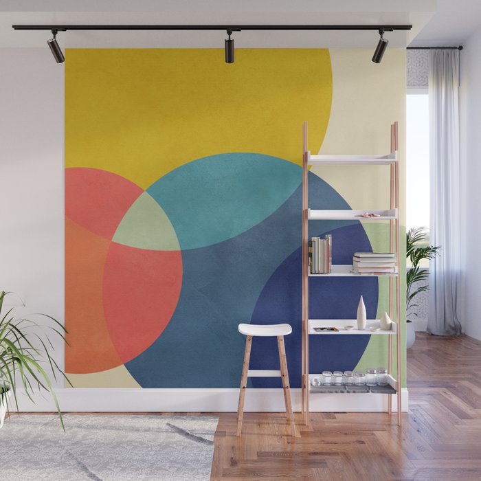Flow of Geometry 2 Wall Mural Gallery Image 1