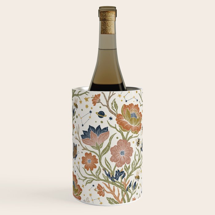 Boho Floral Galaxy Garden Wine Chiller Gallery Image 2
