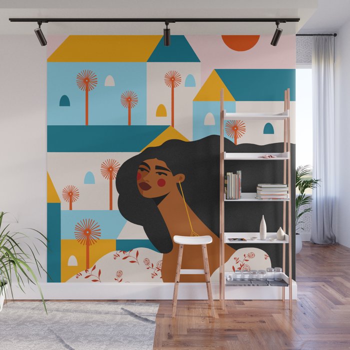 Exploring A New City Wall Mural Gallery Image 1