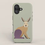 Whimsy European Hare iPhone Case Gallery Image 1