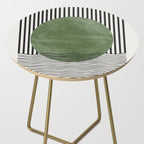 Abstract Modern Green Side Table Gallery Image 2