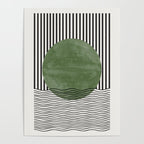 Abstract Modern Green Poster Gallery Image 4