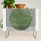 Abstract Modern Green Credenza Gallery Image 1