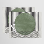 Abstract Modern Green Placemat Gallery Image 1