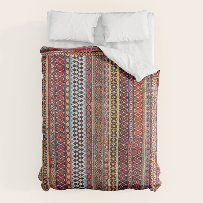Qashqaâi Amaleh Fars Southwest Persian Rug Duvet Cover Gallery Image 1