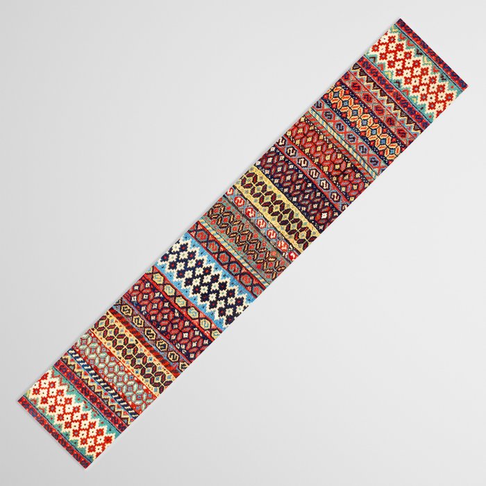 Qashqaâi Amaleh Fars Southwest Persian Rug Table Runner Gallery Image 3