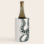 Striped Octopus Ink Drawing Wine Chiller Gallery Image 2
