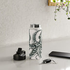 Striped Octopus Ink Drawing Water Bottle Gallery Image 4