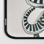 Striped Octopus Ink Drawing Laptop Sleeve Gallery Image 3