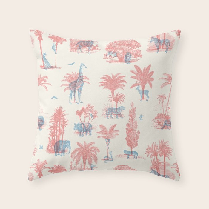 Where they Belong - Pastel Colors Throw Pillow Gallery Image 1