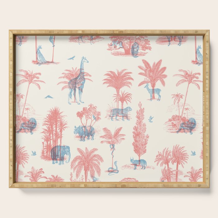 Where they Belong - Pastel Colors Serving Tray Gallery Image 1