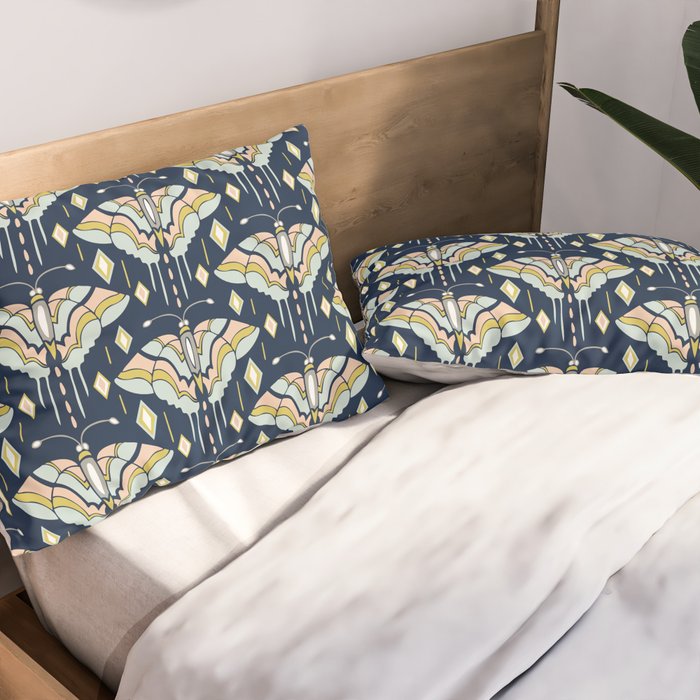 La Maison des Papillons - Midnight Pillow Sham Gallery Image 2