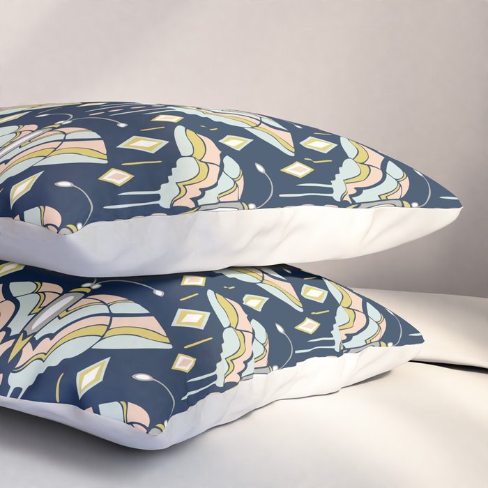 La Maison des Papillons - Midnight Pillow Sham Gallery Image 3