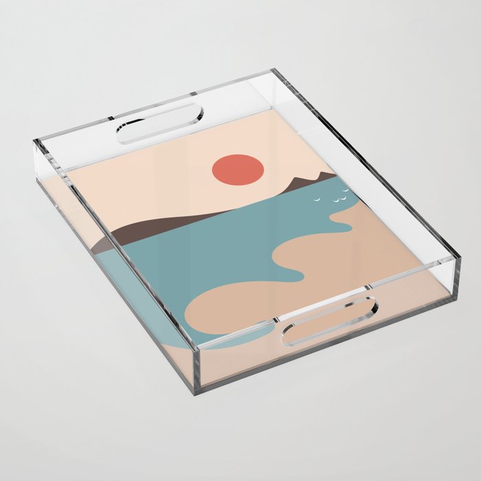 Cat Landscape 79 Acrylic Tray Gallery Image 1