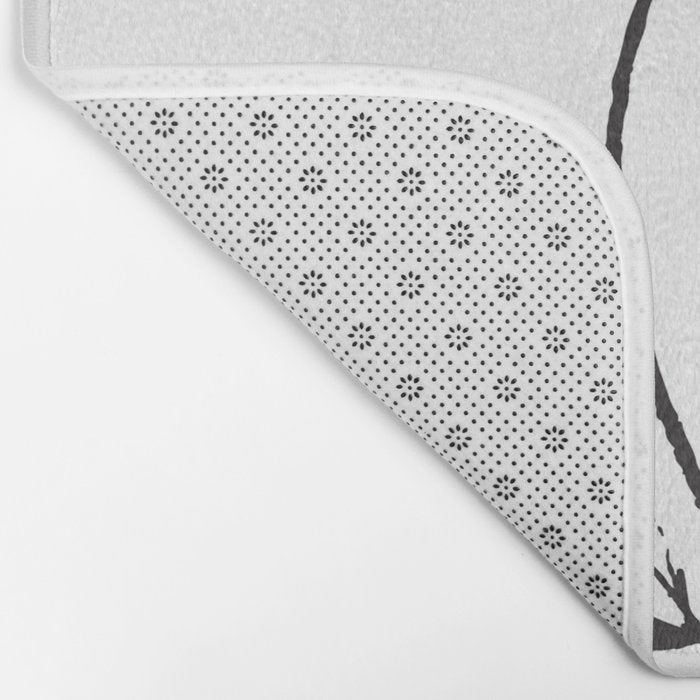 Butterfly on a little flower 5 Bath Mat Gallery Image 2