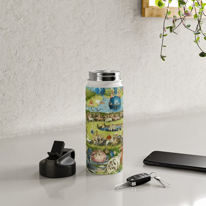 The Garden of Earthly Delights by Hieronymus Bosch Water Bottle Gallery Image 5