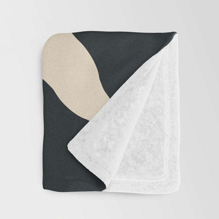 Star Leaf: Noir Throw Blanket Gallery Image 3