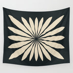 Star Leaf: Noir Wall Tapestry Gallery Image 4
