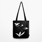 Fading Spring In Black  Tote Bag Gallery Image 2