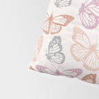 Orange & Pink Butterfly Pattern Pillow Sham Gallery Image 4