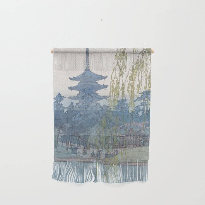 Hiroshi Yoshida, Sarusawa Pond, Nara - Vintage Japanese Woodblock Print Art Wall Hanging Gallery Image 1