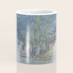 Hiroshi Yoshida, Sarusawa Pond, Nara - Vintage Japanese Woodblock Print Art Coffee Mug Gallery Image 4