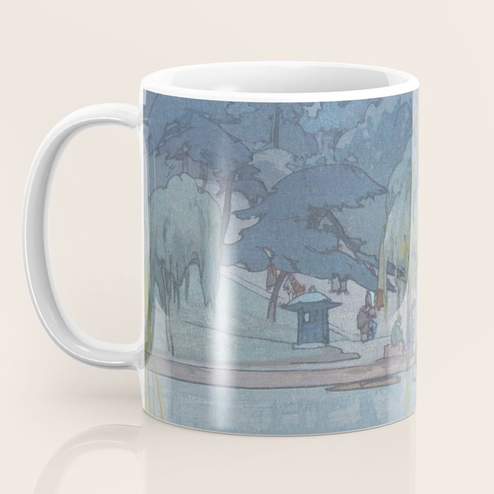 Hiroshi Yoshida, Sarusawa Pond, Nara - Vintage Japanese Woodblock Print Art Coffee Mug Gallery Image 3