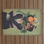 blooming kiss  Outdoor Rug Gallery Image 1