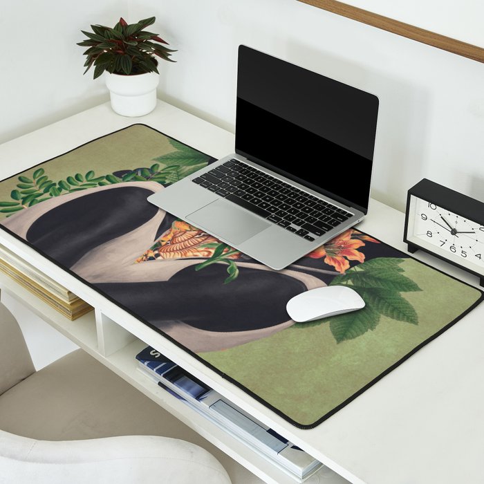 blooming kiss  Desk Mat Gallery Image 2