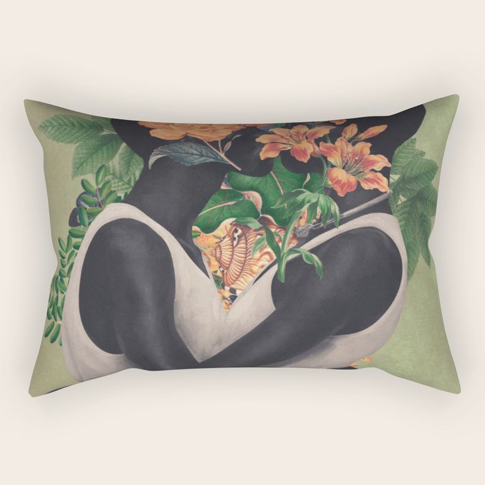 blooming kiss  Rectangular Pillow Gallery Image 2
