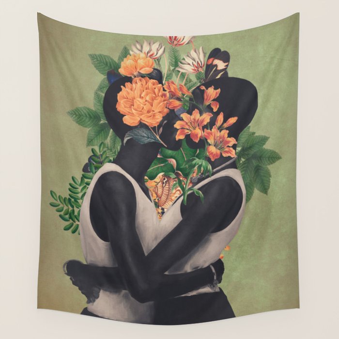 blooming kiss  Wall Tapestry Gallery Image 4