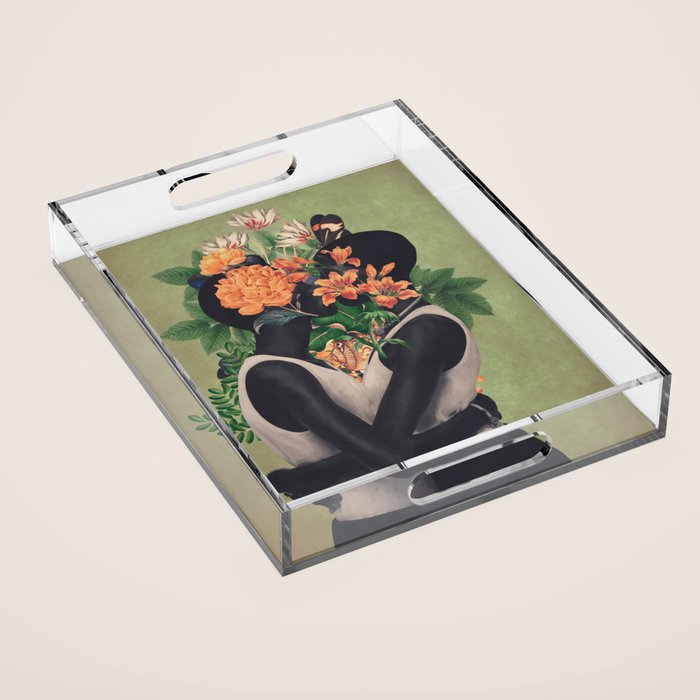 blooming kiss  Acrylic Tray Gallery Image 1
