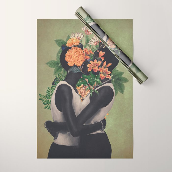 blooming kiss  Wrapping Paper Gallery Image 1