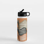 Stacked Abstract Cats Water Bottle Gallery Image 1