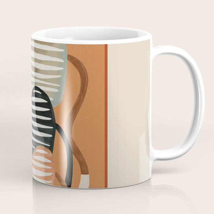 Stacked Abstract Cats Coffee Mug Gallery Image 1