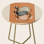 Stacked Abstract Cats Side Table Gallery Image 2