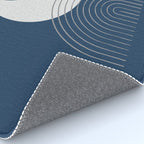 Moon Mountain Blue - Mid Century Modern Rug Gallery Image 4