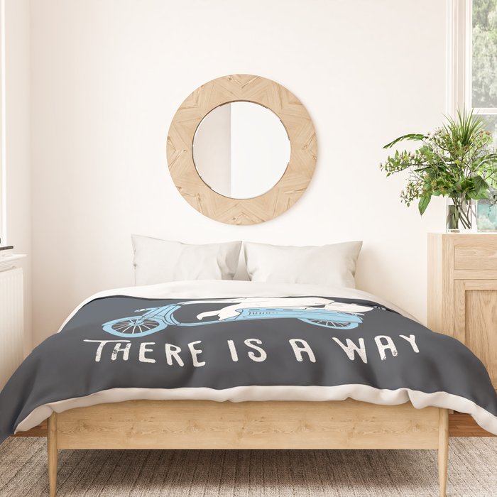 There is a whale Duvet Cover Gallery Image 3