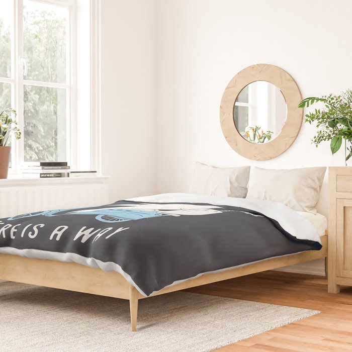There is a whale Duvet Cover Gallery Image 2