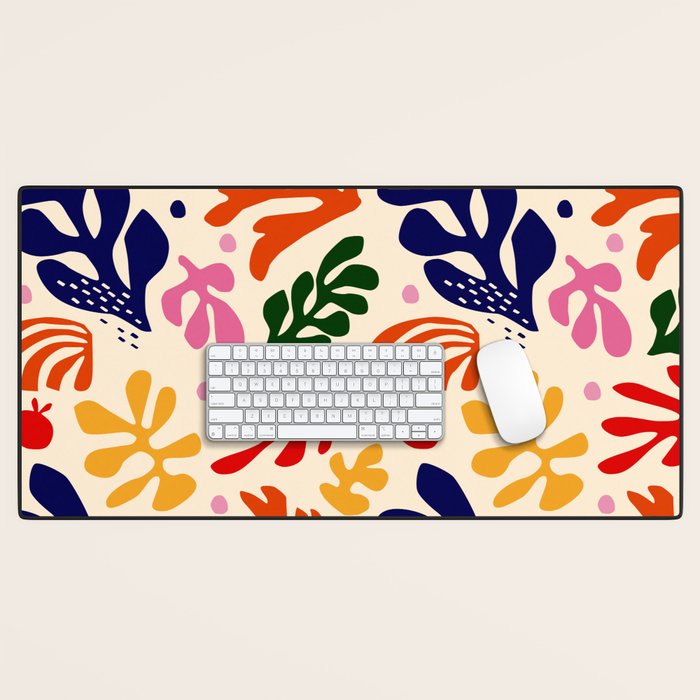matisse pattern Desk Mat Gallery Image 1