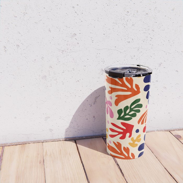 matisse pattern Travel Mug Gallery Image 4